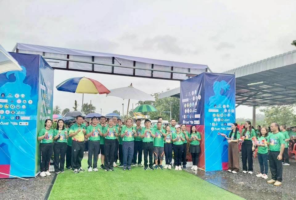 เข้าร่วมกิจกรรม โครงการแสงนำใจไทยทั้งชาติ เดิน วิ่ง ปั่น ป้องกันอัมพาต ครั้งที่ 11 เฉลิมพระเกียรติ “ออกกำลังกาย เป็นนิสัย ห่างไกลสโตรก” (No Stop No Stroke)