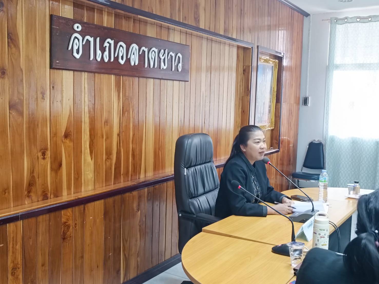 การประชุมส่งเสริมการบูรณาการกลไกการขับเคลื่อนการขจัดความยากจนระดับอำเภอ