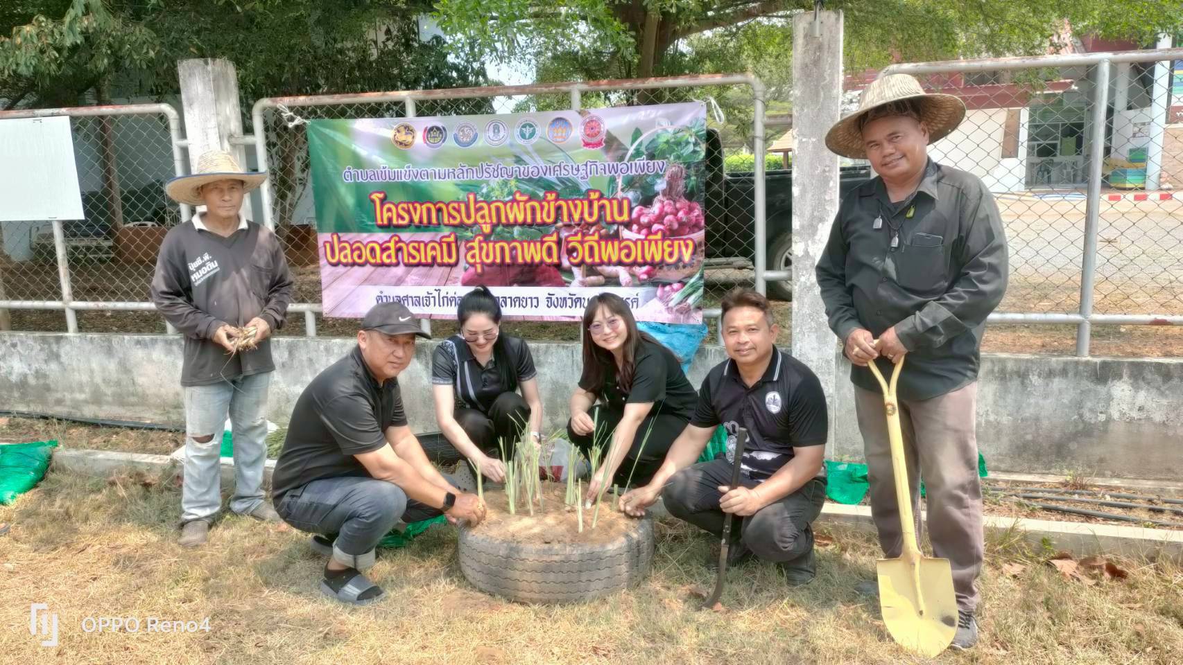 กิจกรรมปลูกผักข้างบ้าน ปลอดสารเคมี สุขภาพดี วิถีพอเพียง