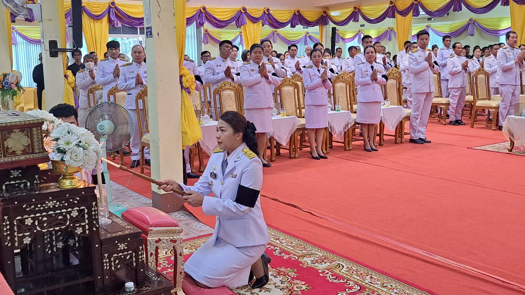 พิธีบำเพ็ญกุศลปัญญาสมวาร (50 วัน) อุทิศถวายเป็นพระกุศล แด่สมเด็จพระเจ้าลูกเธอ เจ้าฟ้าพัชรกิติยาภา นเรนทิราเทพยวดี กรมหลวงราชสาริณีสิริพัชร มหาวัชรราชธิดา