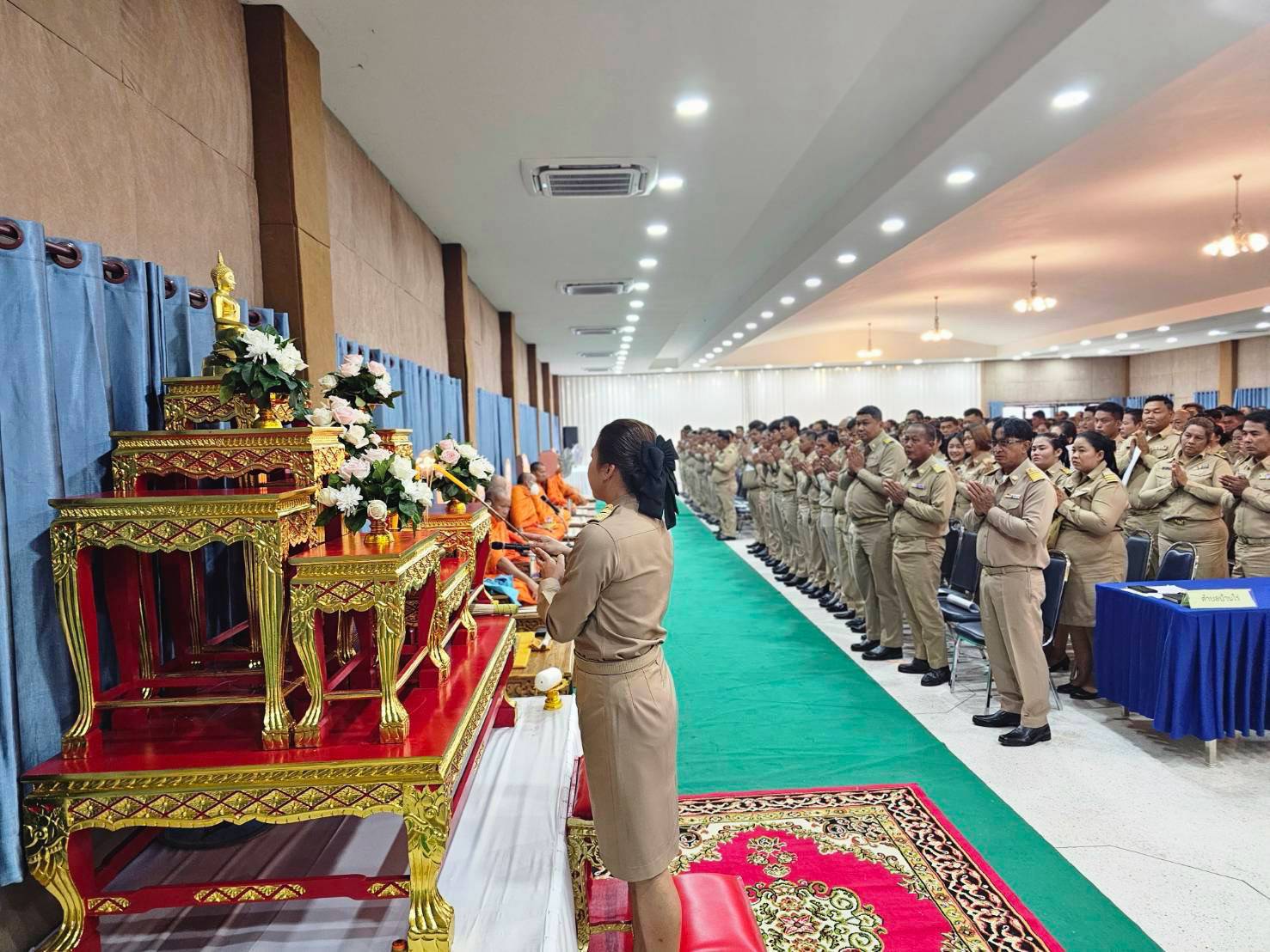 การประชุมกำนันและผู้ใหญ่บ้าน ประจำเดือนสิงหาคม 2569 และพิธีเกียรติมอบเกียรติบัตร
