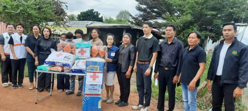 ลงพื้นที่เยี่ยมเยียนและให้กำลังใจแก่ผู้ประสบอัคคีภัย